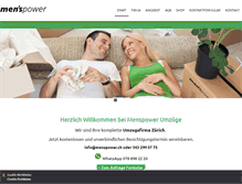 Tablet Screenshot of menspower.ch